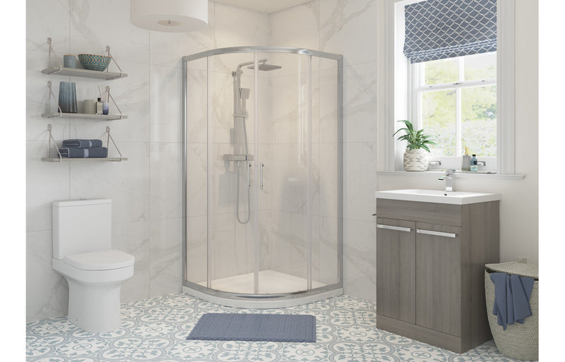 Classora 2 Door Quadrant - Chrome