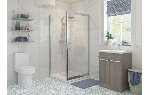 Classora Infold Door - Chrome