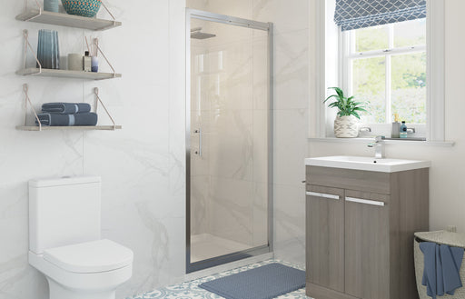 Classora Pivot Door - Chrome