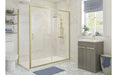 Classora Sliding Door - Brushed Brass
