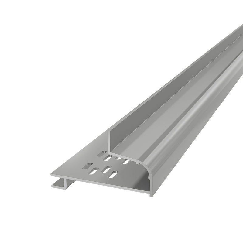 Coastline Horizontal Window Head Trim in Moondust Grey 