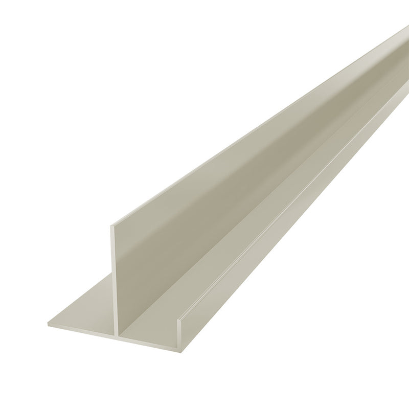 Coastline Horizontal Cladding End Closer - Oyster White (5m length)