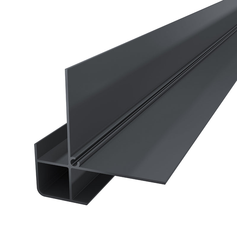 Coastline Horizontal Cladding 90° External Corner - Anthracite Grey (5m length)