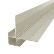 Coastline Horizontal Cladding 90° External Corner - Oyster White (5m length)