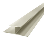 Coastline Horizontal Cladding Butt Joint - Oyster White (5m length)