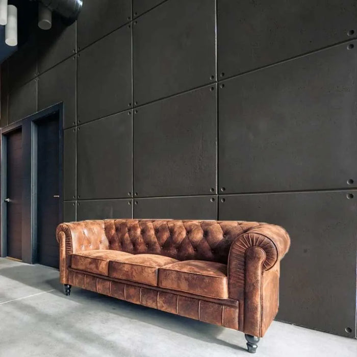 Concrete Anthracite Cement Panel Stone