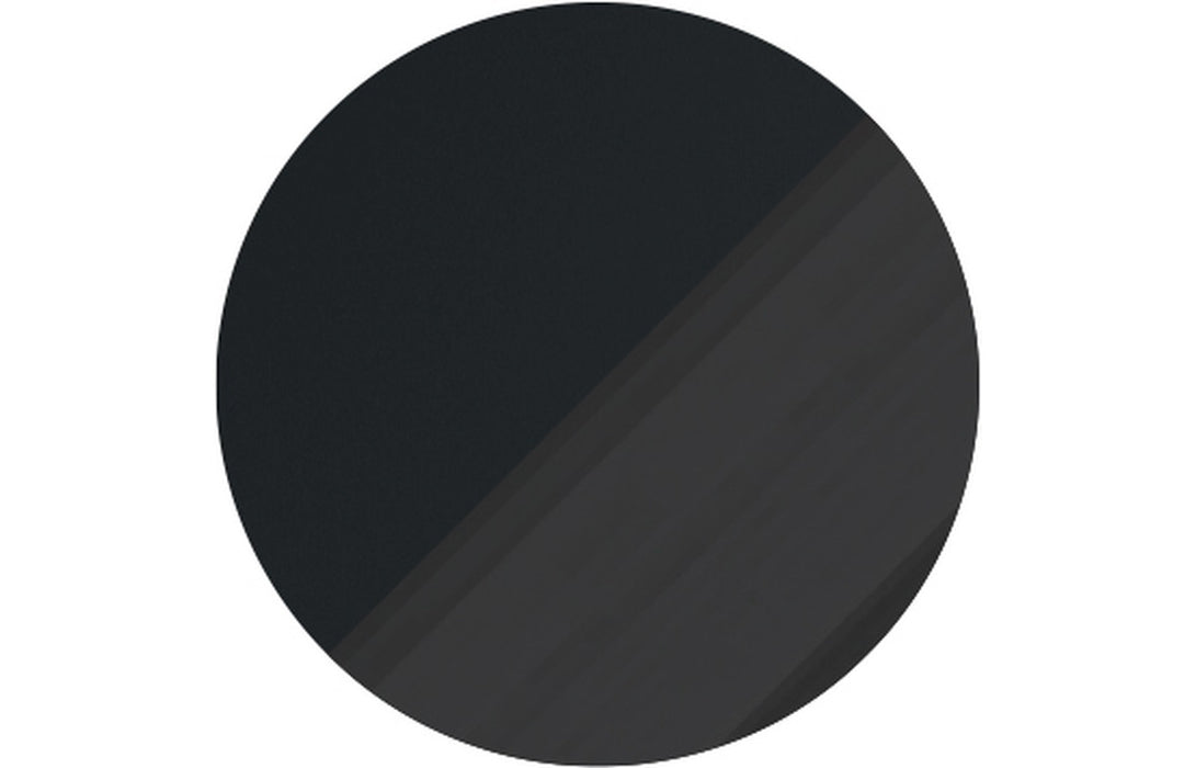 Dualis 1210mm Wall Hung 4 Drawer Basin Unit & 0TH White Thin Edge Basin - Matt Black & Glass