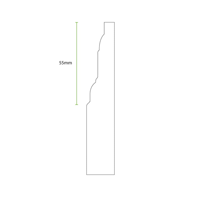 Primed Conwy MDF Cover Board