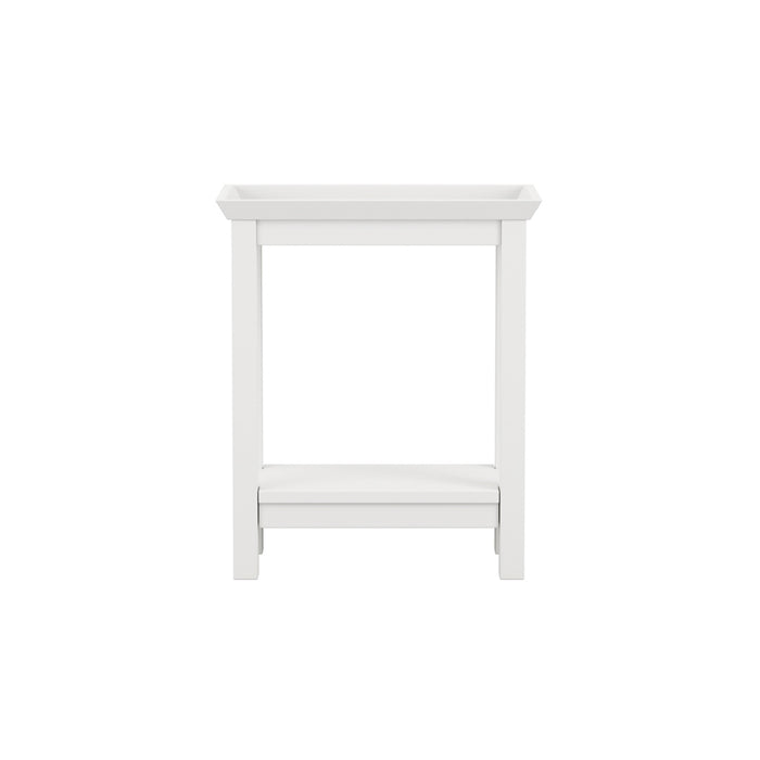 Cote White Side Table