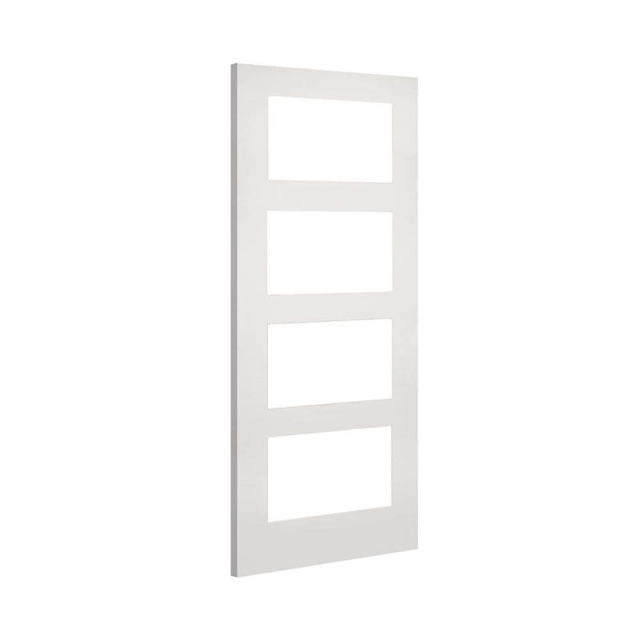 Deanta Coventry White Primed Glazed Door
