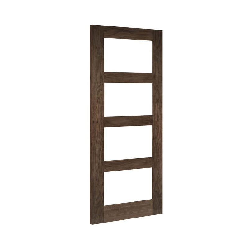 Deanta Coventry Prefinished Walnut Glazed Door