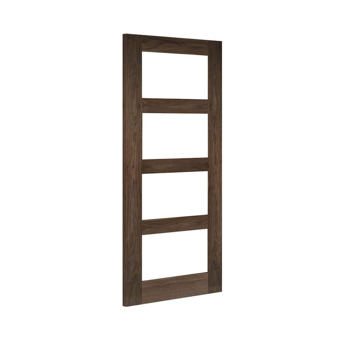 Deanta Coventry Prefinished Walnut Glazed Door
