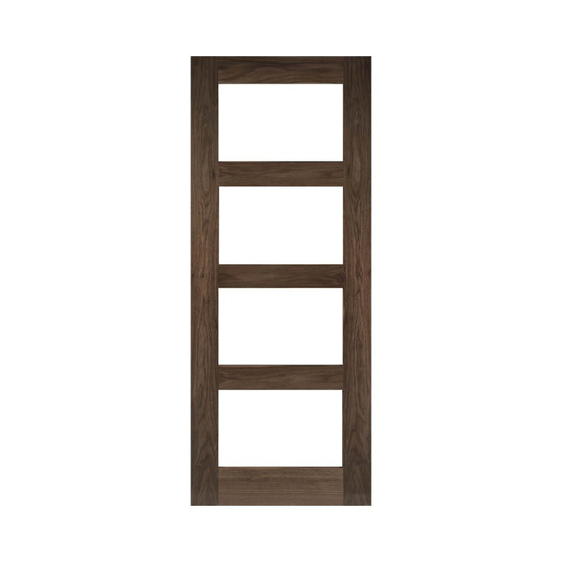 Deanta Coventry Prefinished Walnut Glazed Door