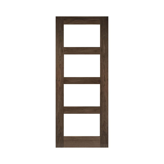 Deanta Coventry Prefinished Walnut Glazed Door