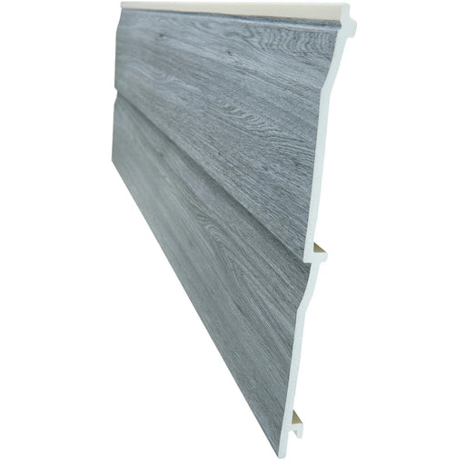 Cumulous Grey NatureClad Double Plank Shiplap Cladding 300mm (6m Length)