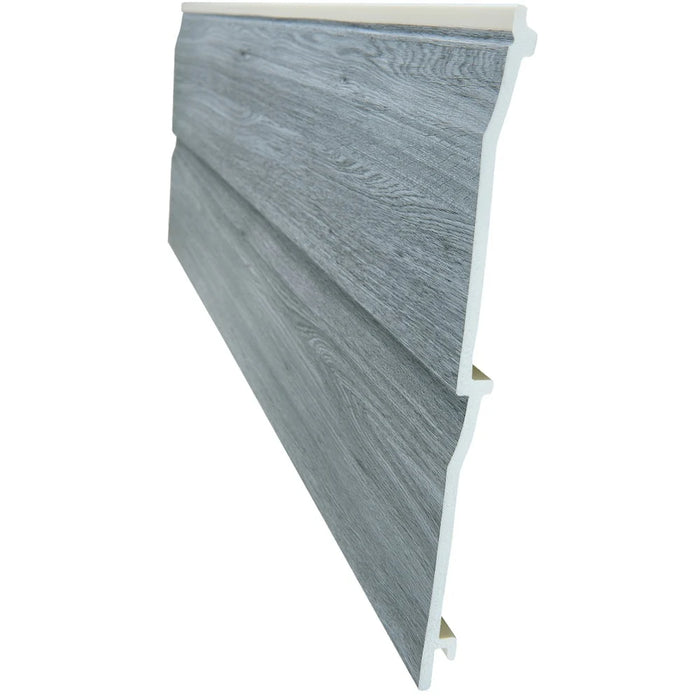 Cumulous Grey NatureClad Double Plank Shiplap Cladding 300mm (6m Length)