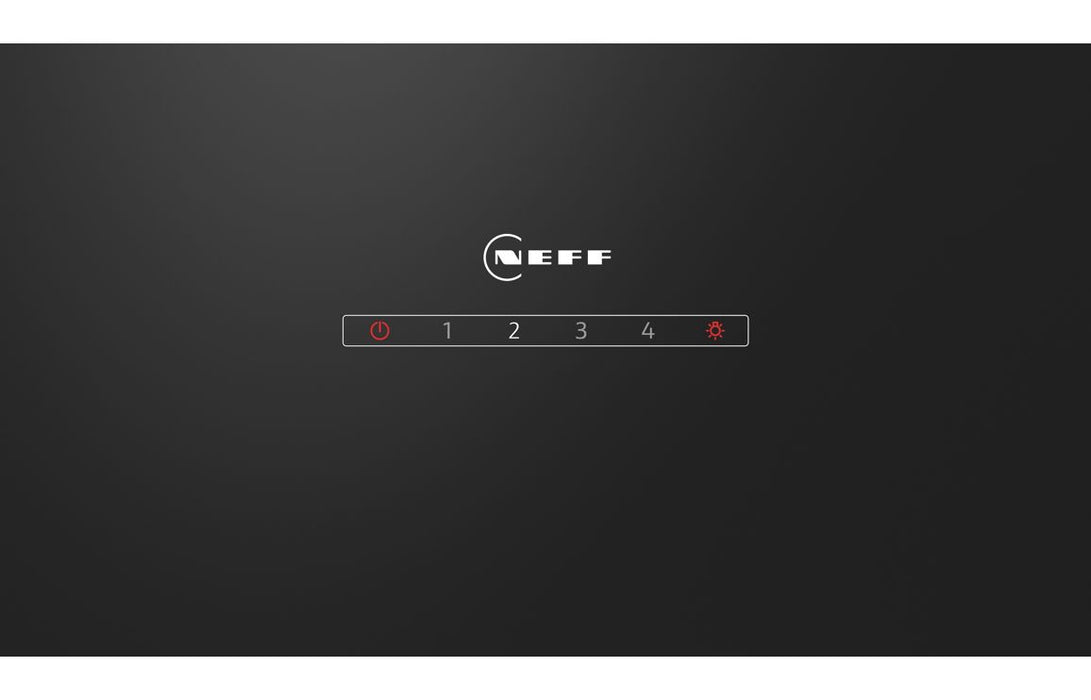 Neff N30 D63IDK1S0B 60cm Angled Chimney Hood - Black Glass