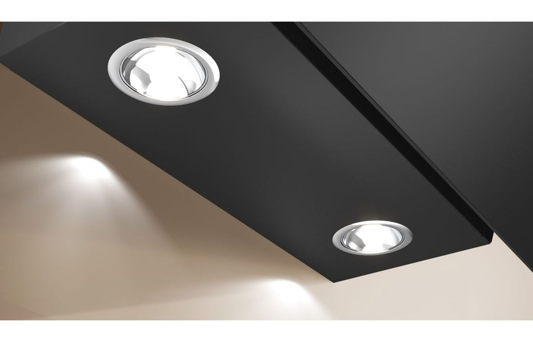 Neff N30 D83IDK1S0B 80cm Angled Chimney Hood - Black Glass