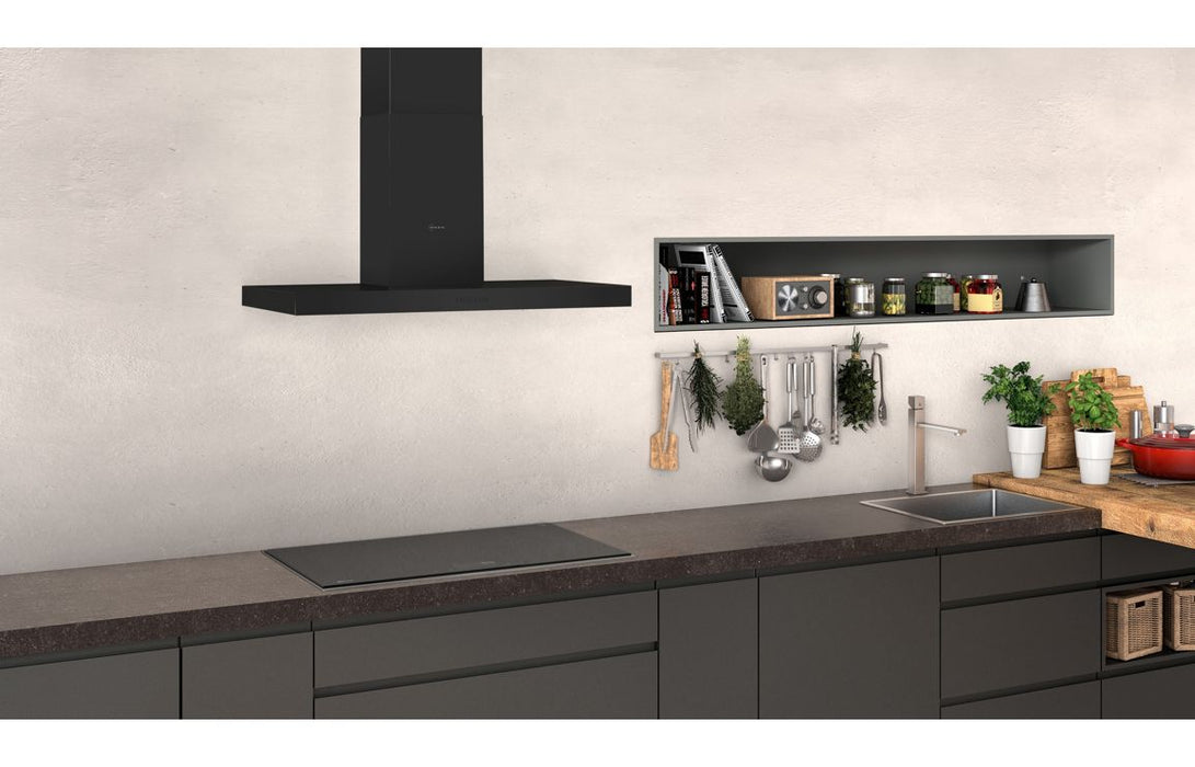 Neff N30 D92BBC0S0B 90cm T-Shape Box Chimney Hood - Black