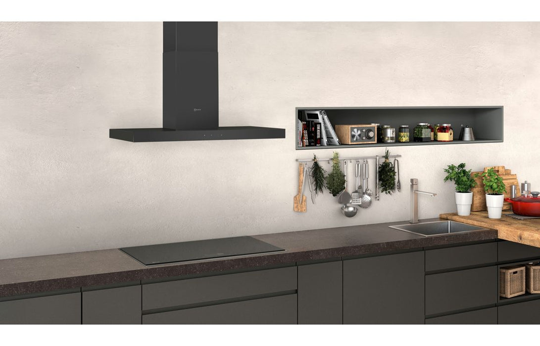 Neff N50 D94BHM1S5B 90cm T-Shape Box Chimney Hood - Black
