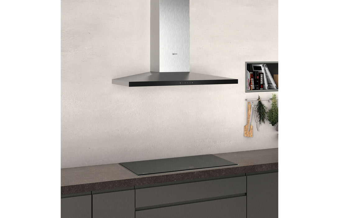 Neff N50 D94QFM1N0B 90cm Slim Pyramid Chimney Hood - St/Steel