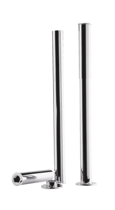 Chrome Bath Legs with Adjustable Shrouds