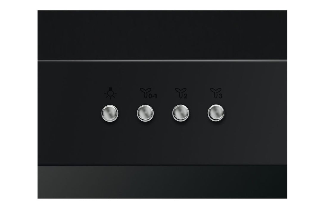 AEG DBX3651R 60cm Box Chimney Hood - Matt Black