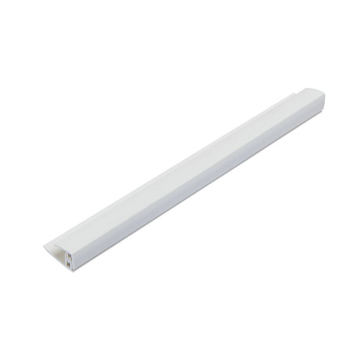 Zest Panel -  Clip On End Cap - 5-8mm - White - Pack of 10