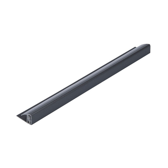 Zest Panel -  Clip On End Cap - 5-8mm - 2.6m - Carbon - Pack of 10