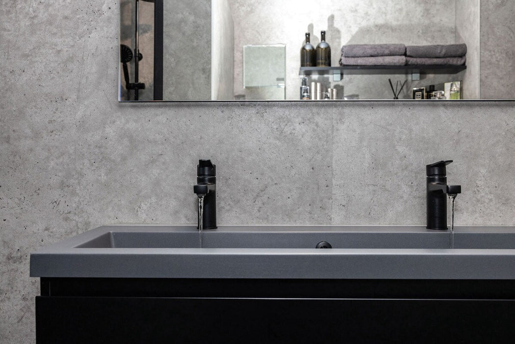 Solid Wall Panel - Grey Concrete - 5mm x 300mm x 600mm - Pack of 11