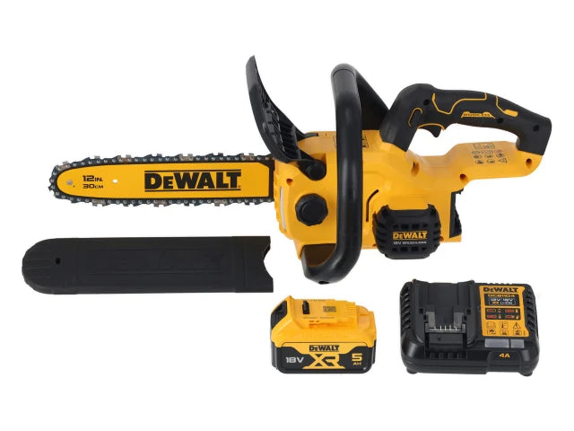DCMCS565P1 XR Brushless Chainsaw 18V 1 x 5.0Ah Li-ion
