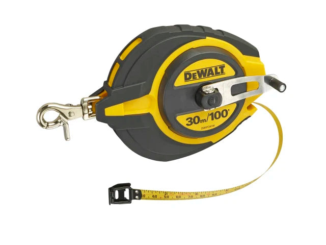 Steel Long Tape Measure 30m/100ft (Width 12mm)