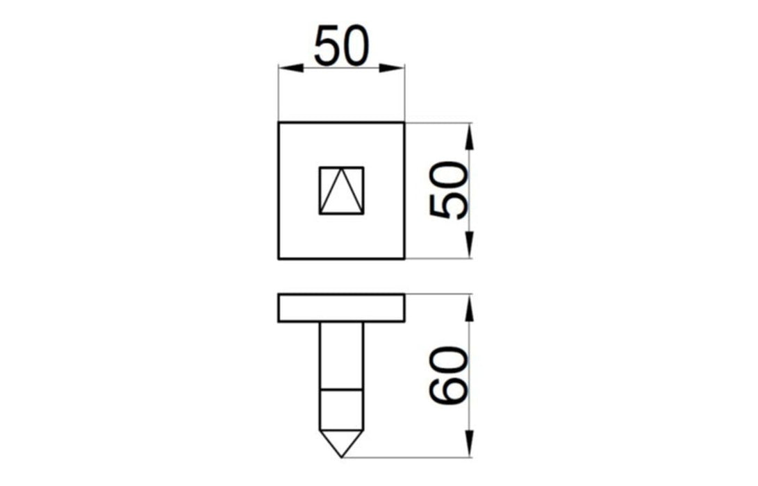 Vittali Robe Hook - Chrome
