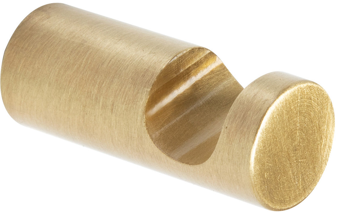 Bertello Robe Hook - Brushed Brass