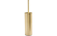 Bertello Wall Mounted Toilet Brush Holder - Brushed Brass