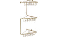 Elara 3-Tier Corner Shower Caddy - Brushed Brass