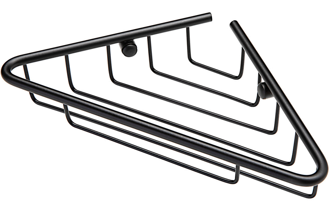 Elara 1-Tier Corner Shower Caddy - Black