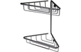 Elara 2-Tier Corner Shower Caddy - Black