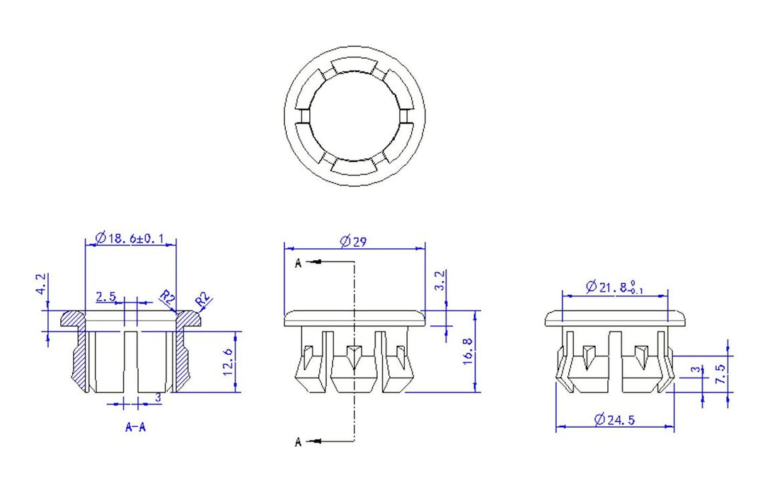 Overflow Ring - White