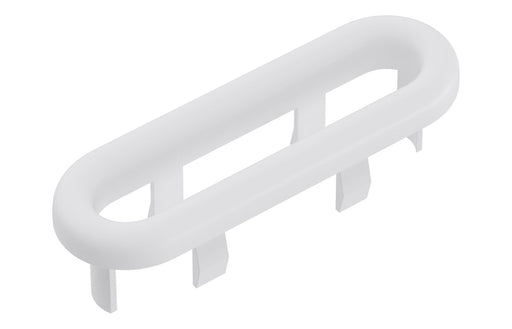 Oval Overflow Ring - White