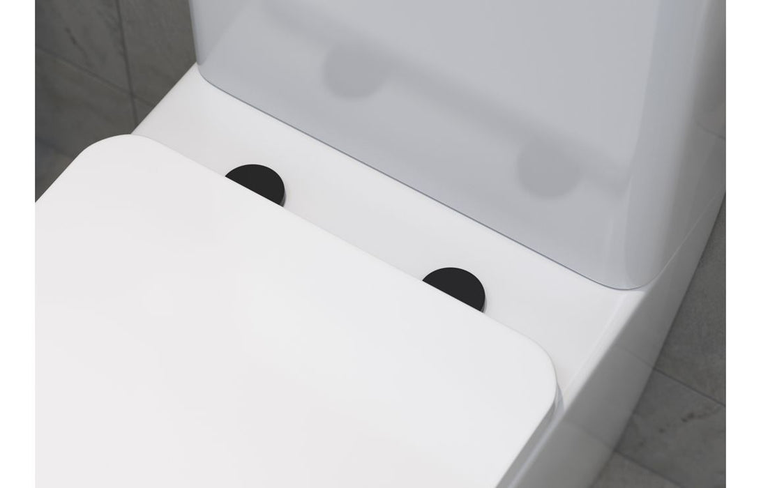 Toilet Seat Cover Caps - White