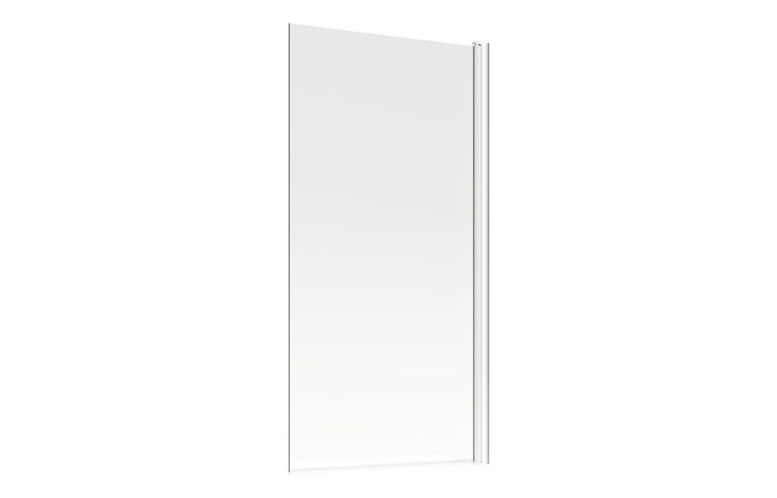 800x1400mm Square Bath Screen (6mm) - Chrome