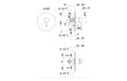 Vema Tiber Two Outlet Shower Mixer w/Diverter - St/Steel