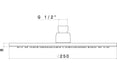 Vema 200mm Round Showerhead