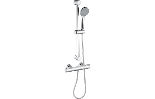 Gaia Cool-Touch Thermostatic Bar Mixer Shower - Chrome
