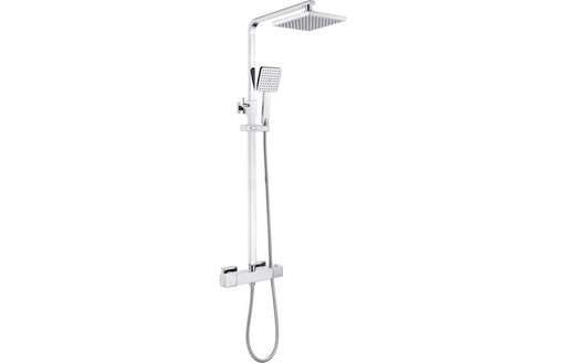 Orion Cool-Touch Thermostatic Mixer Shower w/Riser & Overhead Kit - Chrome