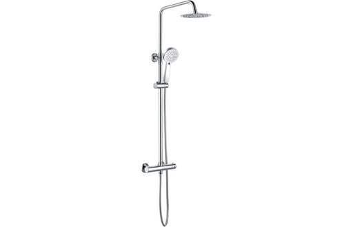 Seren Round Thermostatic Bar Mixer w/Riser Kit - Chrome