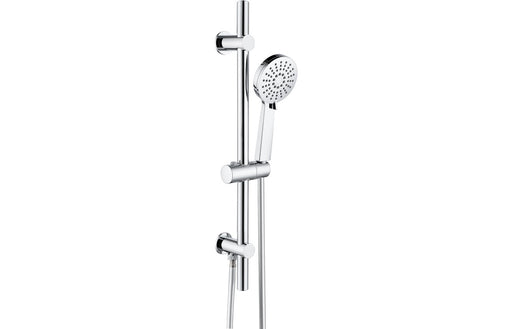 Seren Round Riser Rail Kit w/Elbow & 3 Mode Handset - Chrome

