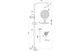 Seren Round Shower Kit w/Overhead & Handset