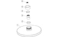 Seren 200mm Round Showerhead - Chrome